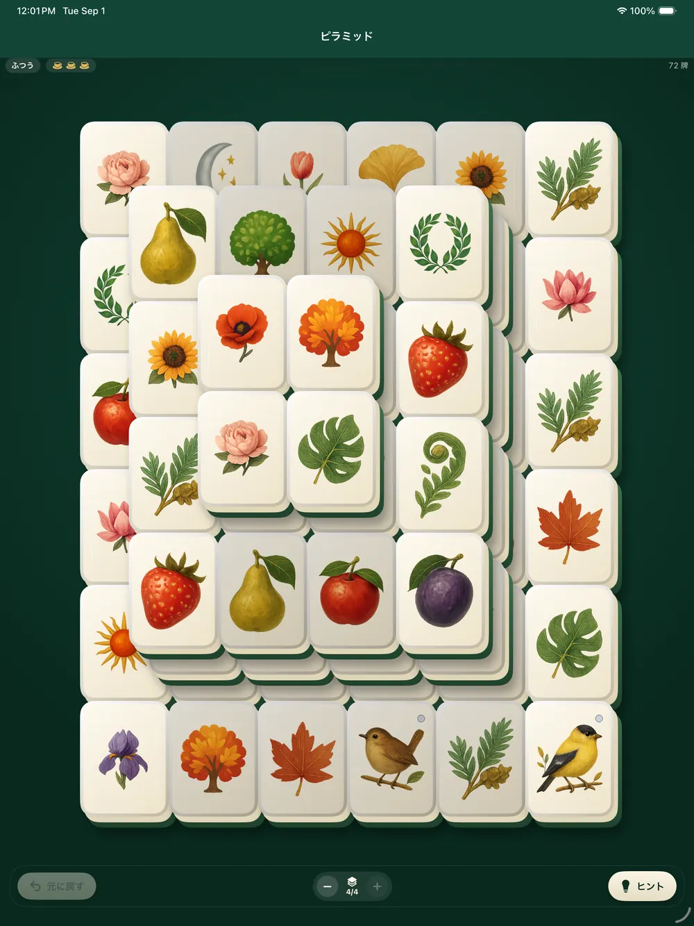 ピラミッドのレイアウト、Garden セット